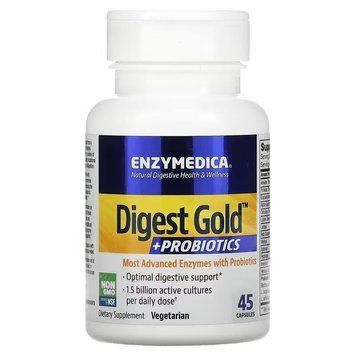 Enzymedica Digest Gold + Probiotics, 45 капсул CN15211 фото