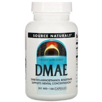 Source Naturals DMAE, 100 капсул CN12590 фото