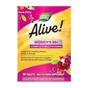 Women's 50+ Complete Multivitamin - 50 tabs (Повреждена упаковка) 2023-10-7964 фото