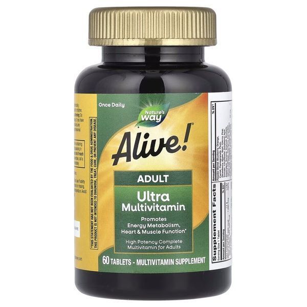 Nature's Way Alive! Adult Ultra Potency, 60 таблеток CN16115 фото