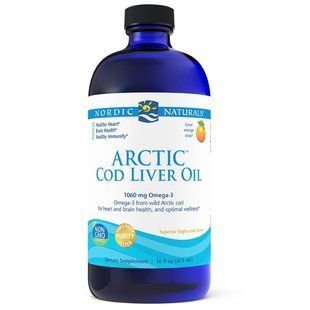Nordic Naturals Arctic Cod Liver Oil, 473 мл - Апельсин CN6902-1 фото