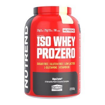 Nutrend Iso Whey ProZero, 2.25 кг - Клубничный чизкейк CN16348-3 фото