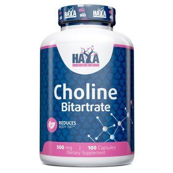 Haya Labs Choline Bitartrate 500 mg, 100 капсул CN12125 фото