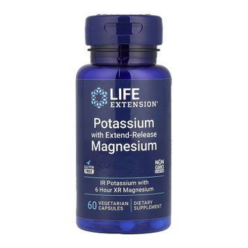 Potassium with Extend-Release Magnesium - 60 vcaps 2023-10-6815 фото