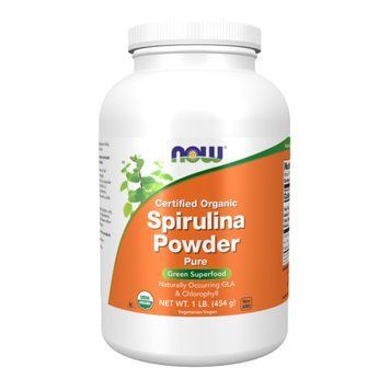Spirulina Powder - 454g (Повреждена банка) 2023-10-7549 фото