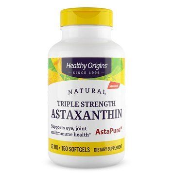 Healthy Origins Astaxanthin Triple Strength 12 мг, 150 капсул FF049C8B0BAD фото