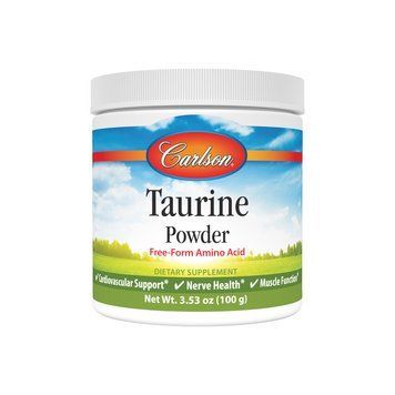 Carlson Labs Taurine Powder, 100 грамм CN10031 фото