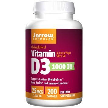 Jarrow Formulas Vitamin D3 1000 IU, 200 капсул CN6193 фото