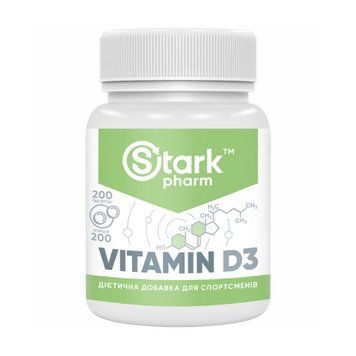Stark Vitamin D3 2000IU - 200tabs 100-69-6529411-20 фото