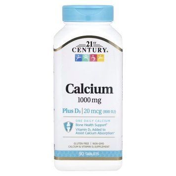 21st Century Calcium Plus D3, 90 таблеток CN16671 фото