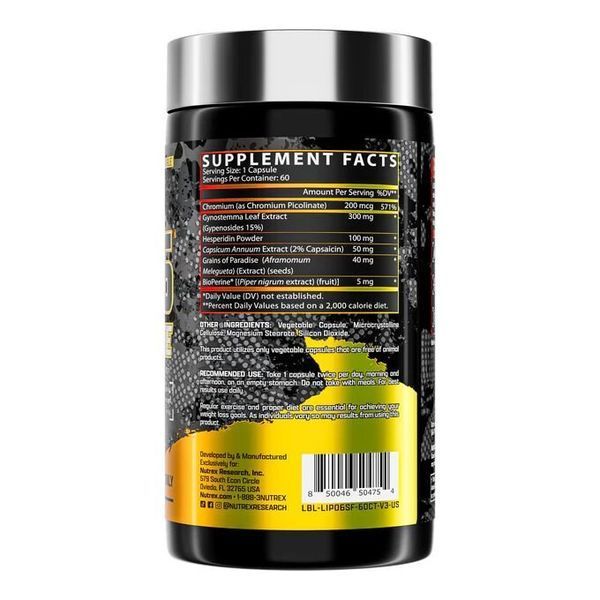 Nutrex Research Lipo-6 Stim Free, 60 капсул CN15094 фото