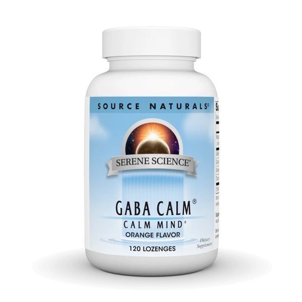Source Naturals Serene Science GABA Calm, 120 льодяників - Апельсин CN12068-1 фото