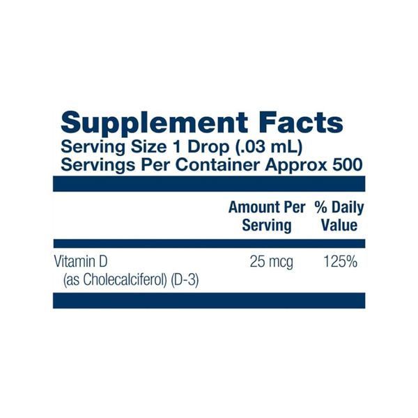 Vitamin D-3 25mcg - 14.8 ml 2024-11-0252 фото