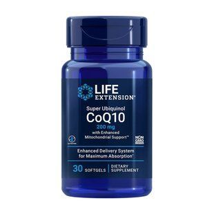 Life Extension Super Ubiquinol CoQ10 200 mg, 30 капсул CN14078 фото