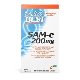 Doctor's Best SAM-e 200 mg, 60 таблеток CN5336 фото