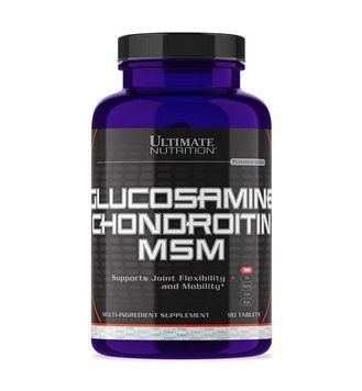 Ultimate Nutrition Glucosamine Chondroitin MSM, 90 таблеток CN845 фото