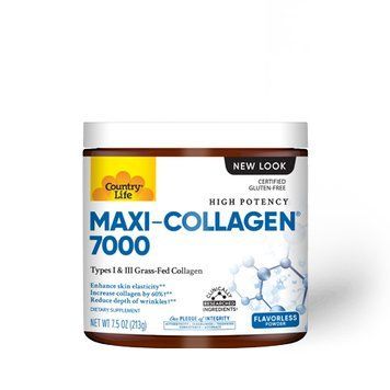 Country Life Maxi-Collagen type 1and3 + C and A + Biotin, 213 грамм CN5276 фото