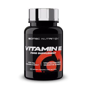 Scitec Nutrition Vitamin E, 100 капсул CN1259 фото