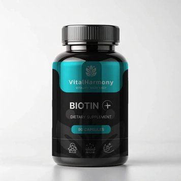 VitalHarmony Biotin Plus, 90 капсул CN16690 фото