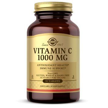 Solgar Vitamin C 1000 mg, 90 таблеток CN12401 фото