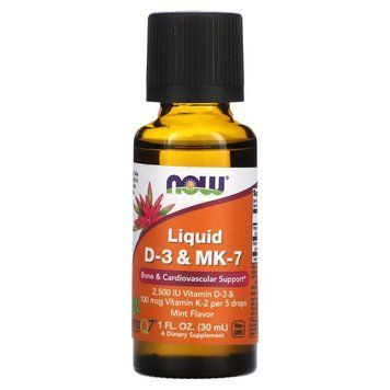 NOW Liquid D3 & MK-7, 30 мл CN11529 фото