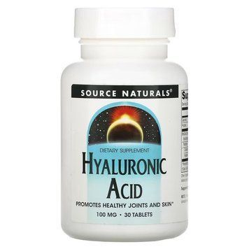 Source Naturals Hyaluronic Acid 100 mcg, 30 таблеток CN12629 фото