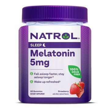 Natrol Melatonin 5 mg, 60 желейок - Клубника CN16057-1 фото