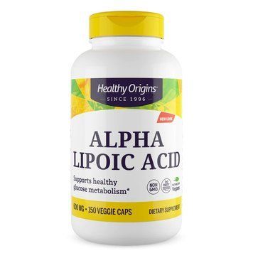 Healthy Origins Alpha Lipoic Acid 600 mg, 150 вегакапсул CN13687 фото