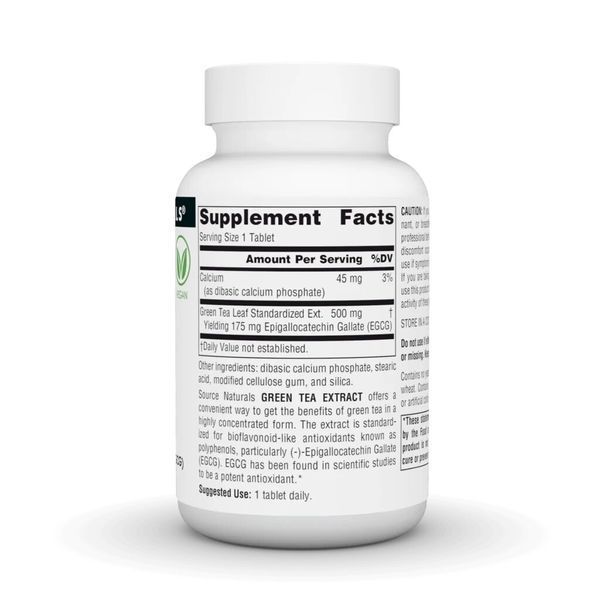 Source Naturals Green Tea Extract 500 mg, 60 таблеток CN20138-1 фото