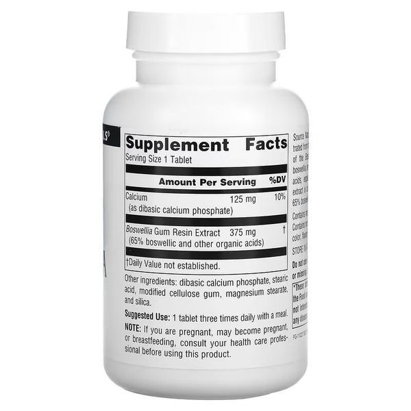 Source Naturals Boswellia Extract, 100 таблеток CN12603 фото