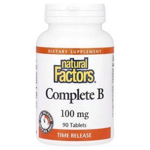 Natural Factors Complete B, 90 таблеток CN16750 фото