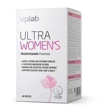 VPLab Ultra Women's Multivitamin, 60 каплет CN17257 фото