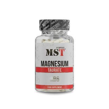 MST Nutrition Magnesium Taurate + Vitamin B6, 60 капсул CN15819 фото