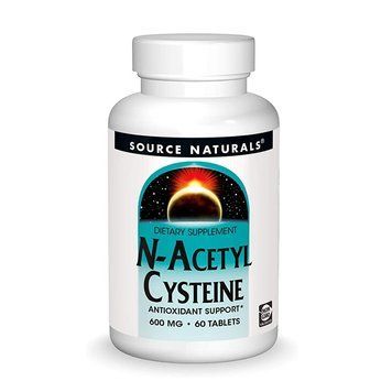 Source Naturals N-Аcetyl Cysteine 600 mg, 60 таблеток CN12075 фото
