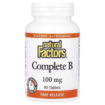 Natural Factors Complete B, 90 таблеток CN16750 фото
