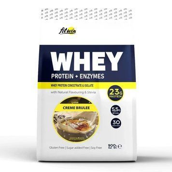FitWin Whey Protein + Enzymes, 900 грамм - Крем-брюле CN14872-7 фото
