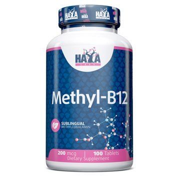 Haya Labs Methyl B-12 200 mcg, 100 таблеток CN12128 фото