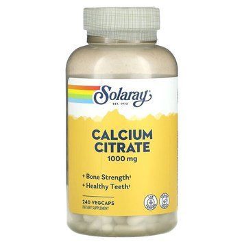 Solaray Calcium Citrate, 1000 mg CN17348 фото