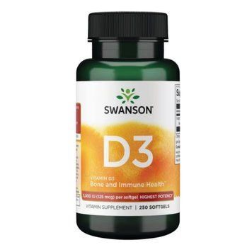 Vitamin D3 Highest Potency 5,000 IU (125 mcg) - 250 sgels (Повреждена этикетка) 2023-10-8011 фото