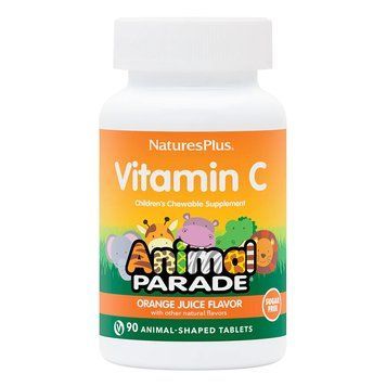 Natures Plus Animal Parade Vitamin C Sugar-Free, 90 жевательных таблеток - Апельсин CN11821-2 фото