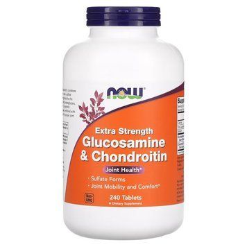 NOW Glucosamine & Chondroitin, 240 таблеток CN12516 фото