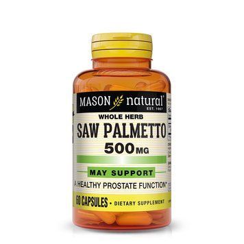 Mason Natural Saw Palmetto 500 mg, 60 капсул CN11305 фото