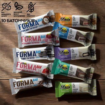 FitWin Protein + Forma Bar 33%, 10*60 грамм CN15871 фото
