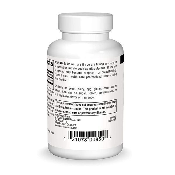Source Naturals N-Аcetyl Cysteine 600 mg, 60 таблеток CN12075 фото