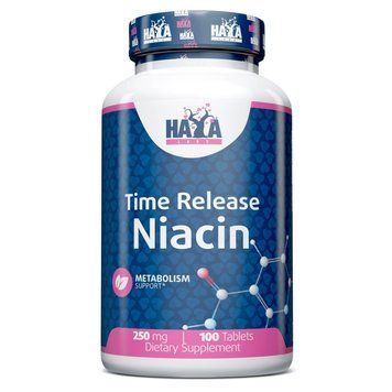Haya Labs Time Release Niacin 250 mg, 100 таблеток CN12133 фото