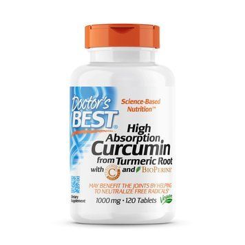 Doctor's Best Curcumin C3 Complex 1000 mg, 120 таблеток CN7059 фото
