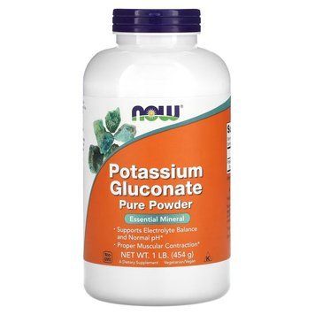 NOW Potassium Gluconate Pure Powder, 454 грамм CN12270 фото