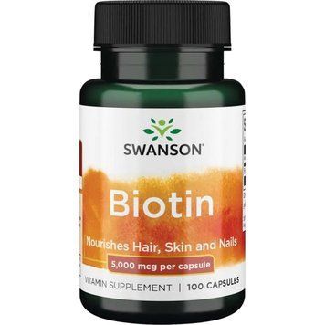Swanson Biotin 10000 mcg, 60 капсул CN7233 фото