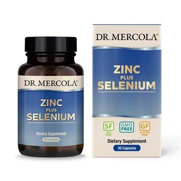 Dr. Mercola Zinc plus Selenium, 30 капсул CN7134 фото