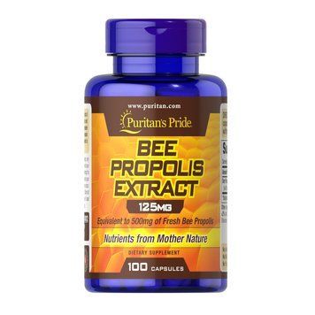Puritan's Pride Bee Propolis Extract 125 mg, 100 капсул CN12864 фото